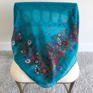Soft Flower scarf!